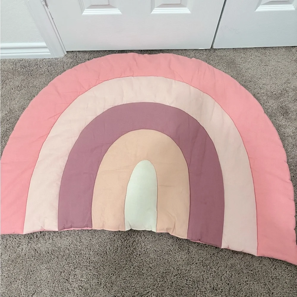 Pink and Purple Rainbow Play Mat
